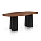 walnut wood dining table